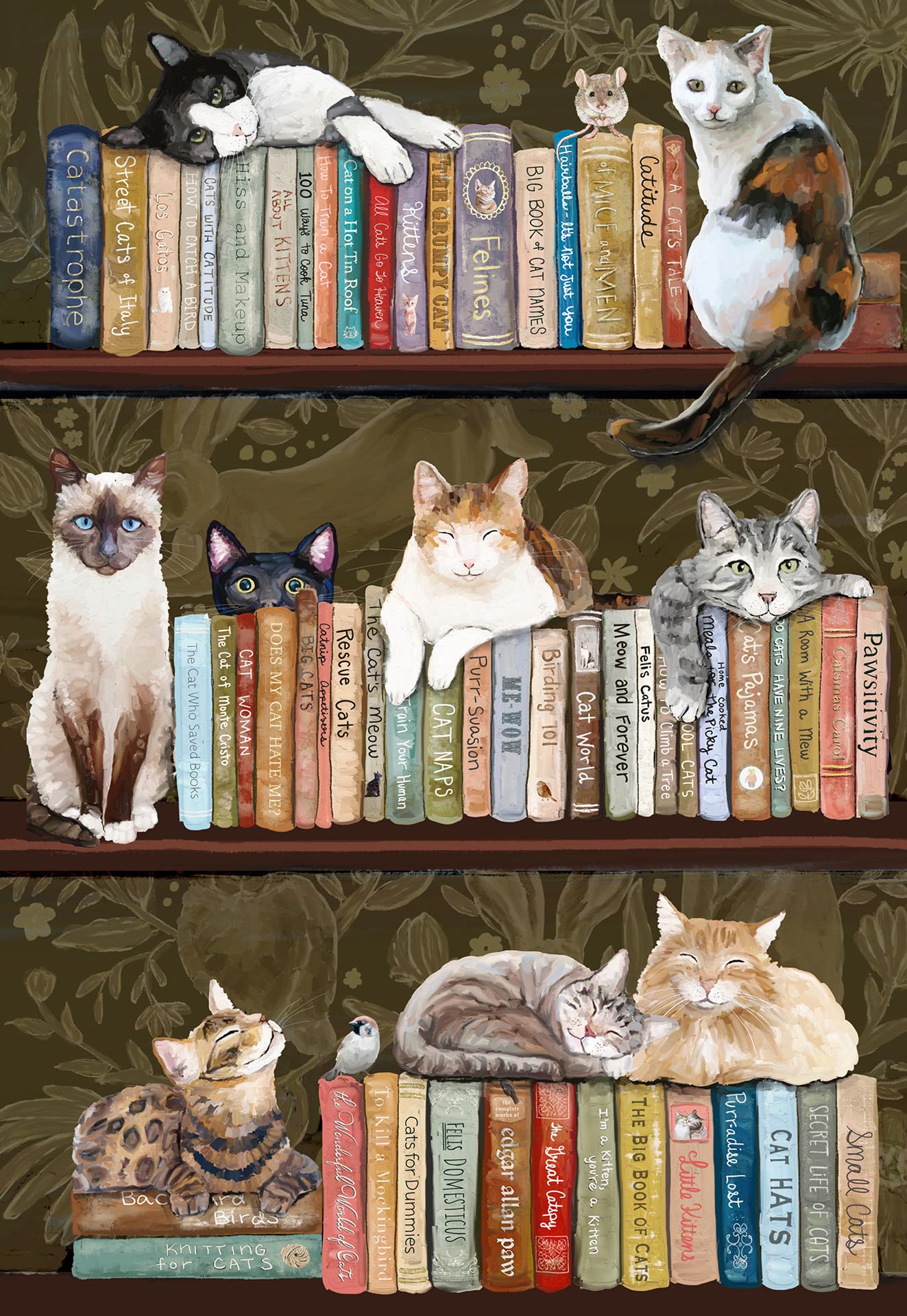 Cats on Books