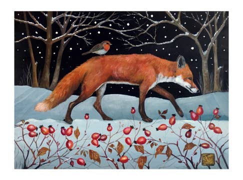 Fox in Snow by Jemima Jameson