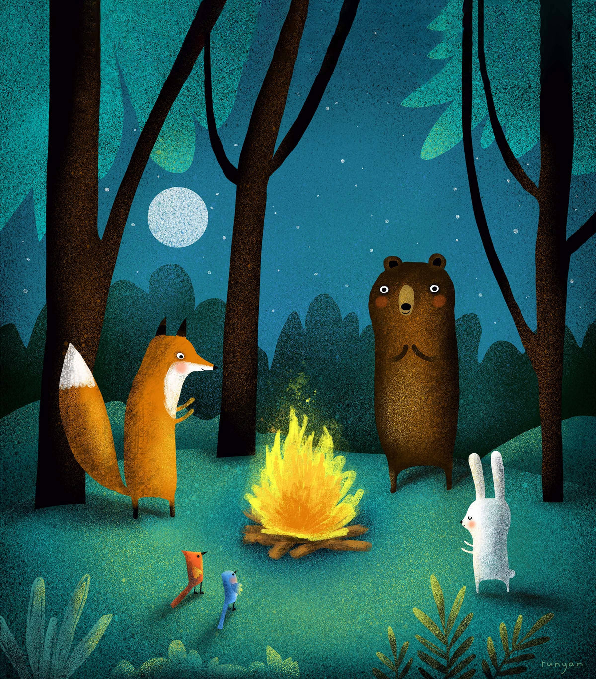 Campfire by Terry Runyan