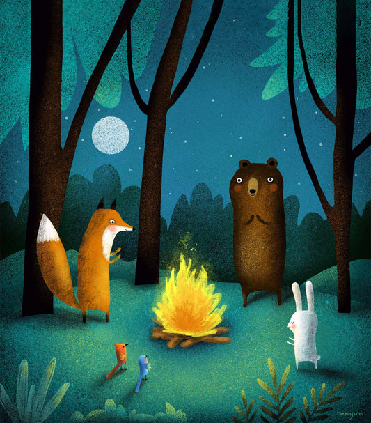 Campfire by Terry Runyan