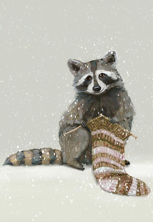 Knitting Raccoon (GCW404)